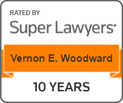 Rated By | Super Lawyers | Vernon E. Woodward | 10 Years